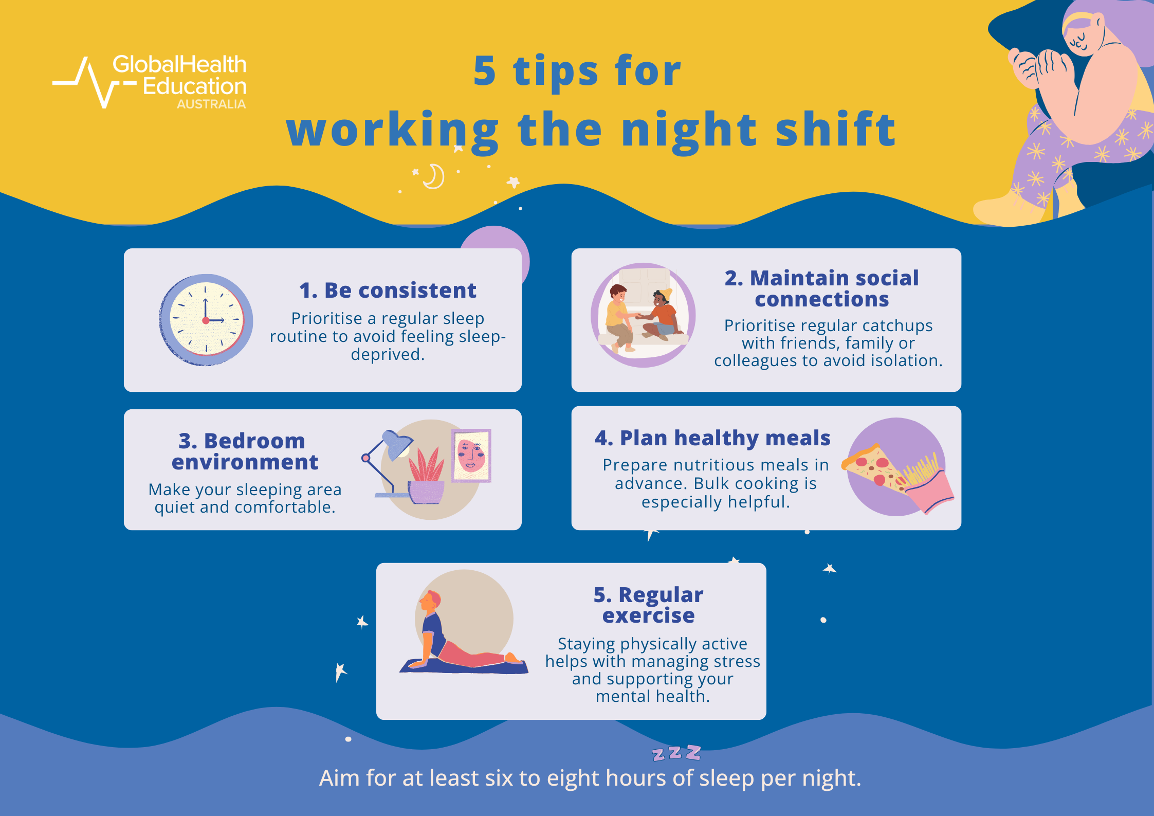 5 tips for working the night shift