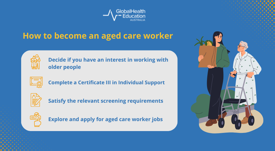 How to become an aged care worker