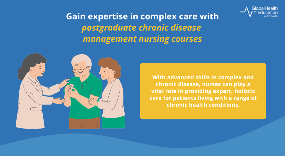 Gain expertise in complex care with postgraduate chronic disease management nursing courses