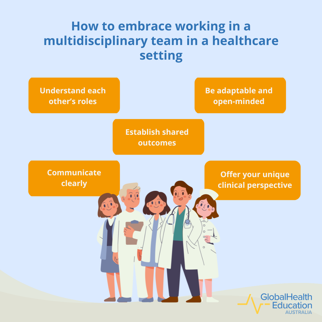 How to Embrace Working in a Multidisciplinary Team in a Healthcare Setting