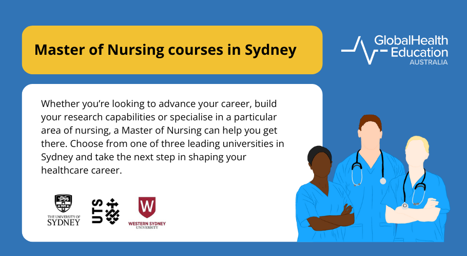 Master of Nursing courses in Sydney
