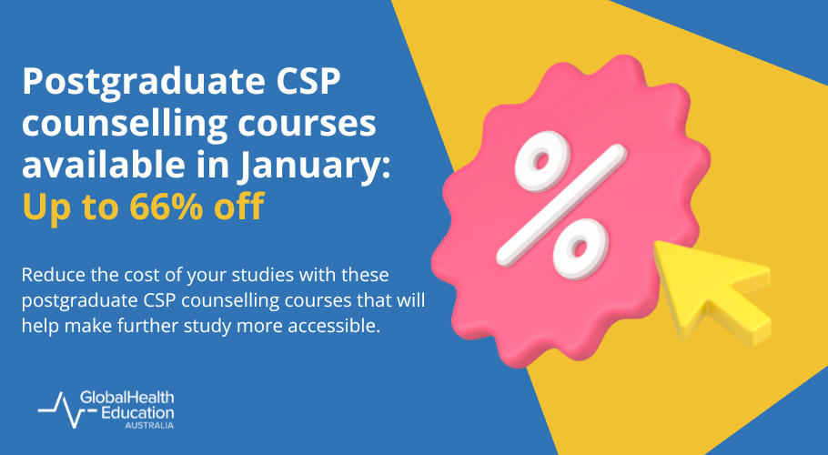 Postgraduate CSP counselling courses available in January