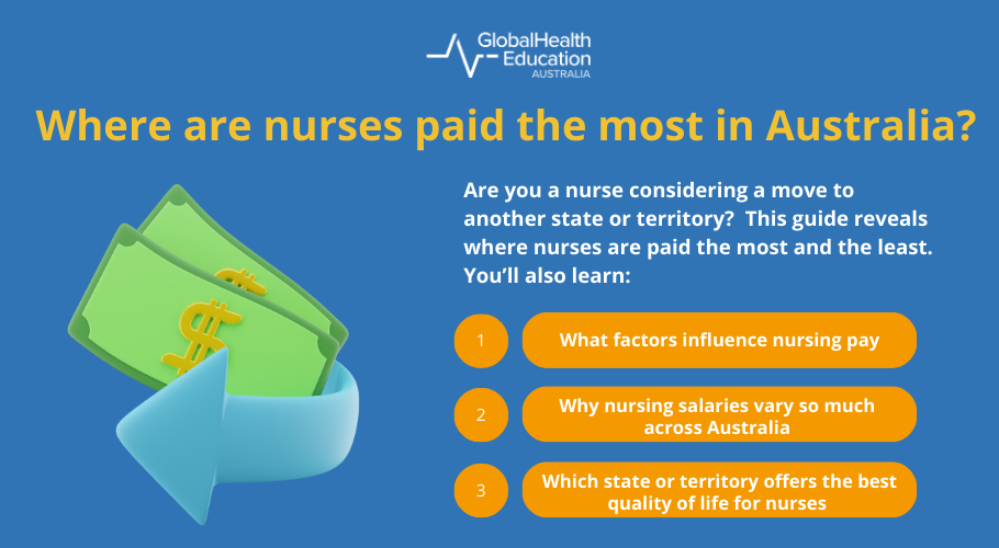 Where are nurses paid the most in Australia?