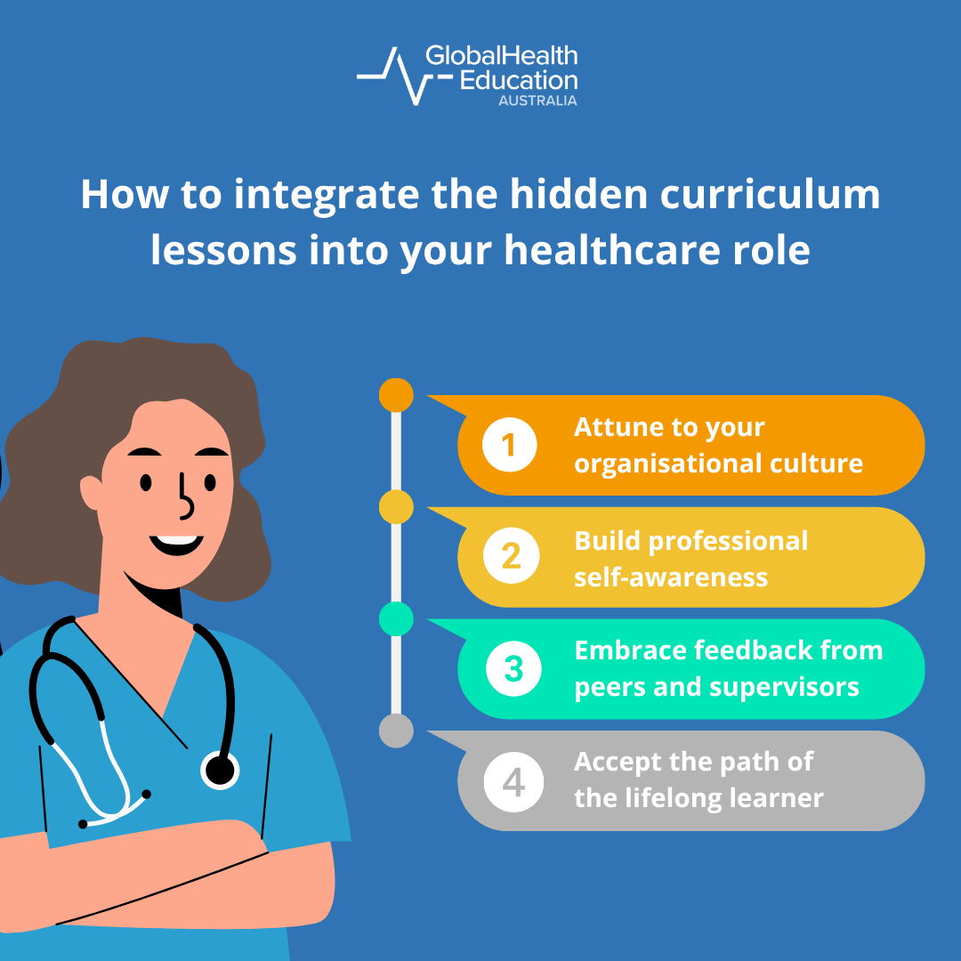 How to integrate the hidden curriculum lessons into your healthcare role