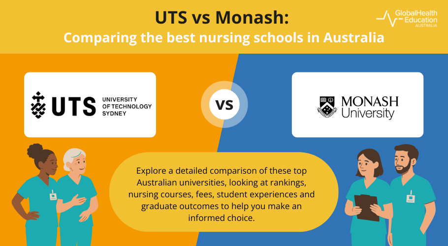 UTS vs Monash: Comparing the best nursing schools in Australia